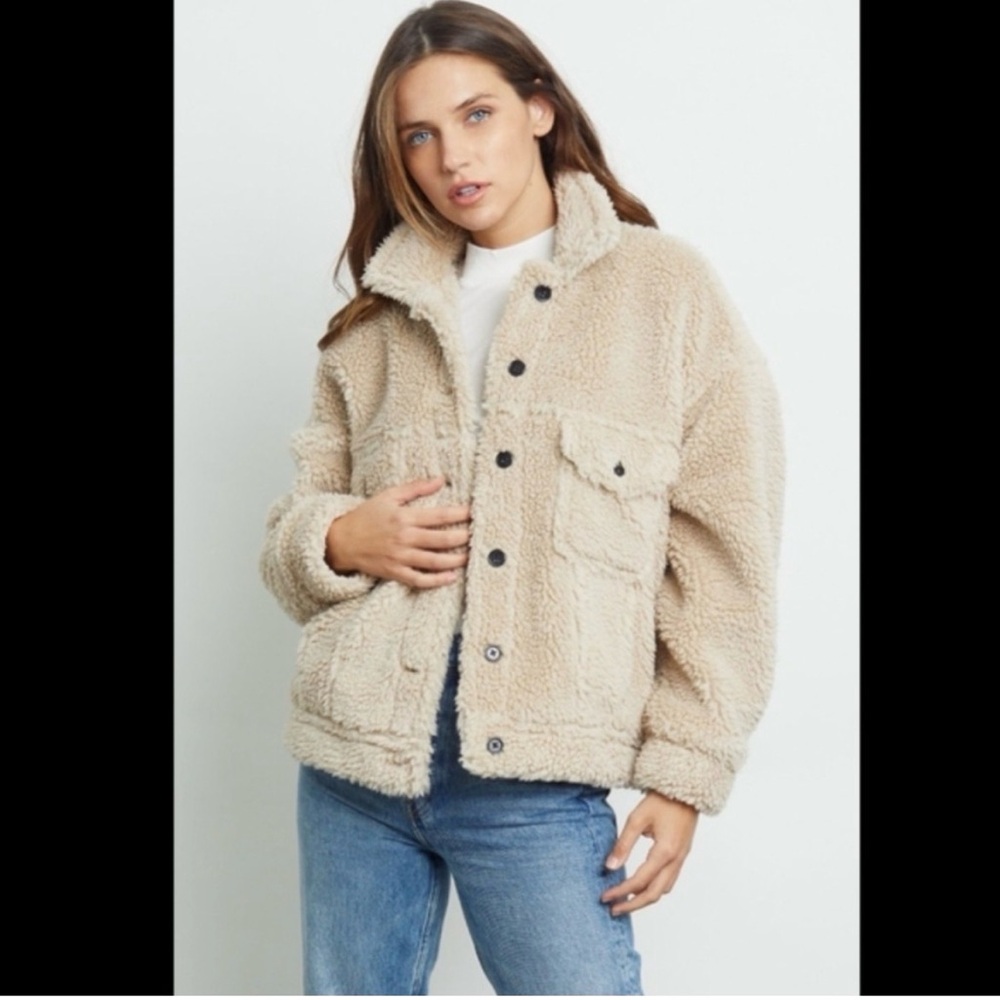 Rails Cream Sherpa Jacket